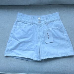 FRAME DENIM Triple Binding Short, Blanc